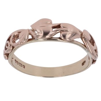 9ct Yellow and Rose Gold Tree Of Life Clogau Ring