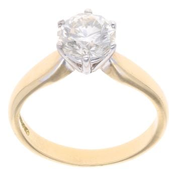 18ct Yellow Gold 1.50ct Diamond Solitaire Ring