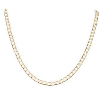9ct Yellow Gold Curb Chain 18"