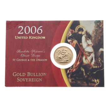 2006 Elizabeth II Fourth Portrait UK Full Sovereign Coin