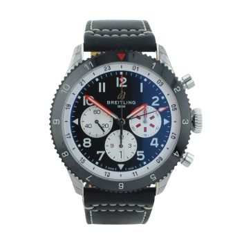 Breitling Chronograph GMT Pre Owned Watch Ref YB0445