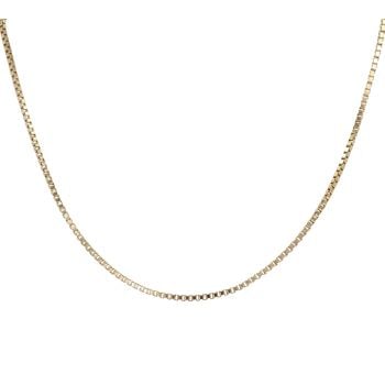 9ct Yellow Gold Box Chain 14"