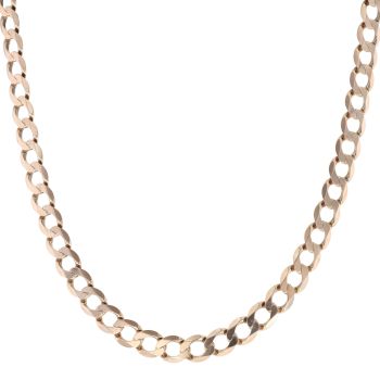 9ct Yellow Gold Curb Chain 26"