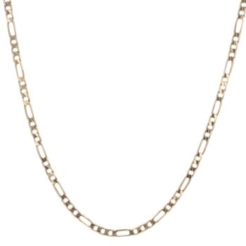 9ct Yellow Gold Figaro Chain 22"
