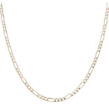 9ct Yellow Gold Figaro Chain 24"