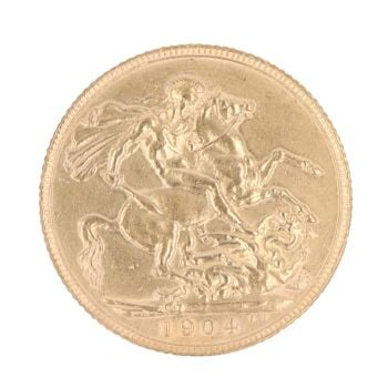1904 Edward VII Full Sovereign Coin
