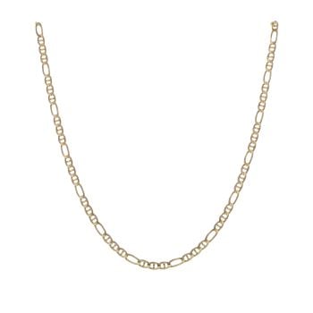 14ct Yellow Gold Figaro Anchor Chain 20"