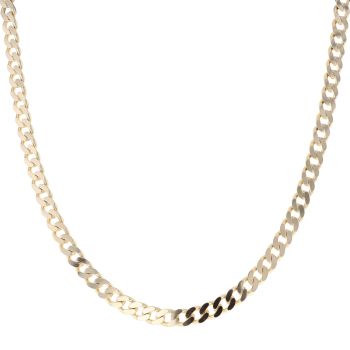 9ct Yellow Gold Curb Chain 18"