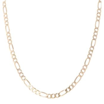 9ct Yellow Gold Figaro Chain 22"