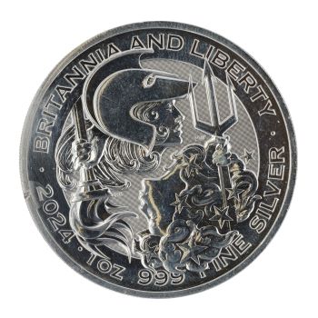 2024 1oz Charles III Britannia and Liberty Coin