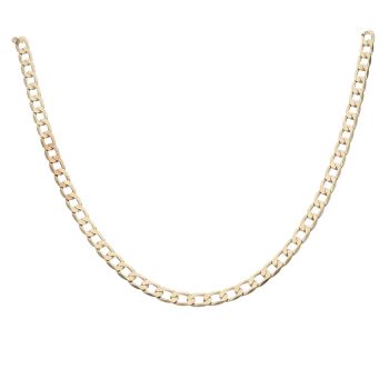 9ct Yellow Gold Curb Chain 20"