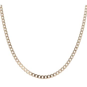 9ct Yellow Gold Curb Chain 20"