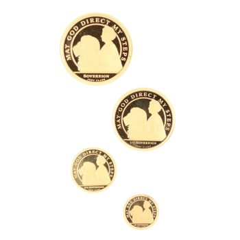 2021 Queen's 95th Birthday Alderney Prestige Sovereign Coin Set Hattons Of London Boxed