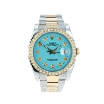Rolex Custom Datejust Pre Owned Watch Ref 116203