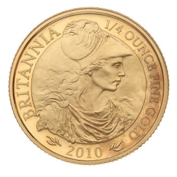 2010 1/4 oz UK Britannia Coin Boxed