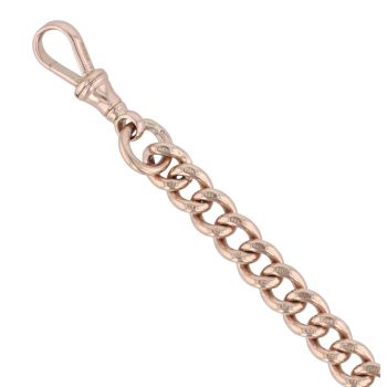 9ct Yellow Gold Curb Bracelet 8"