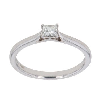 18ct White Gold 0.25ct Brilliant Cut Diamond Solitaire Ring