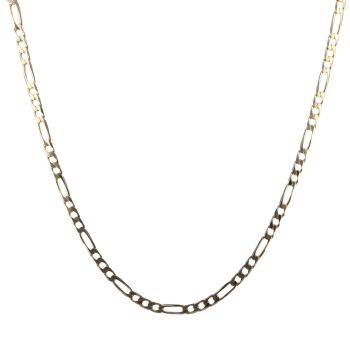 9ct Yellow Gold Figaro Chain 24"