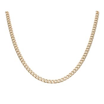 9ct Yellow Gold Curb Chain 20"