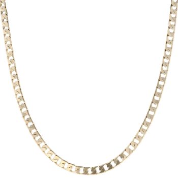 9ct Yellow Gold Curb Chain 20"