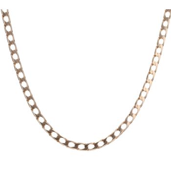 9ct Yellow Gold Curb Chain 22"