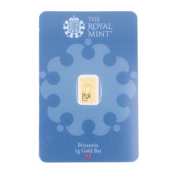 1g Britannia The Royal Mint Ingot Sealed