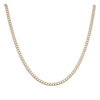 9ct Yellow Gold Curb Chain 20"
