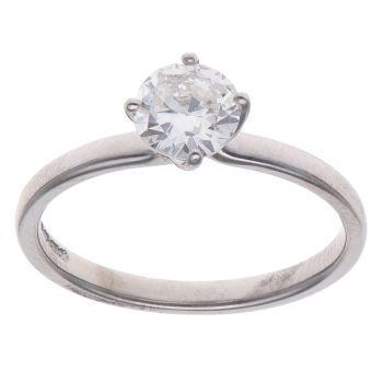 18ct White Gold 0.75ct Brilliant Cut Diamond Solitaire Ring