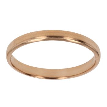 22ct Yellow Gold Plain Wedding Band 2.4mm