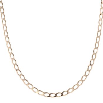 9ct Yellow Gold Curb Chain 24"