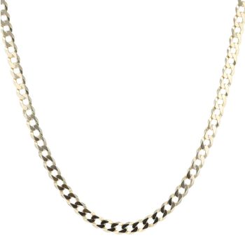 9ct Yellow Gold Curb Chain 20"