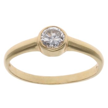 18ct Yellow Gold 0.50ct Brilliant Cut Diamond Solitaire Ring