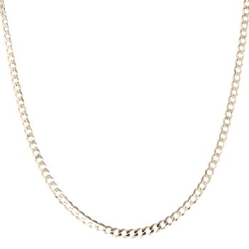9ct Yellow Gold Curb Chain 20"