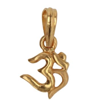 22ct Yellow Gold Om Fancy Pendant