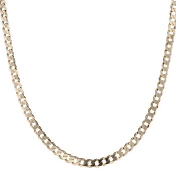 9ct Yellow Gold Curb Chain 22"