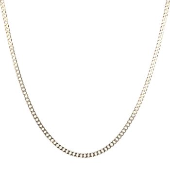 9ct Yellow Gold Curb Chain 22"
