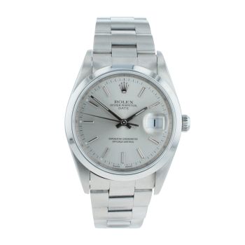 Rolex Oyster Perpetual Date Pre Owned Watch Ref 15200