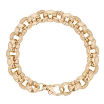 9ct Yellow Gold Belcher Bracelet 8"