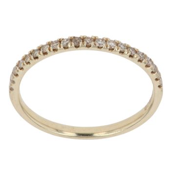 9ct Yellow Gold 0.20ct Brilliant Cut Diamond Eternity Ring