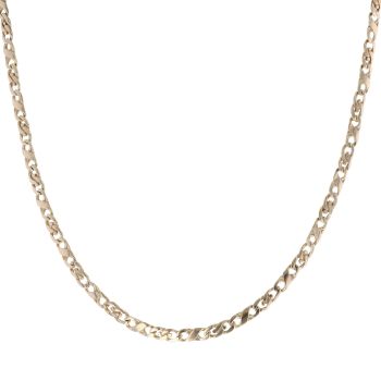 9ct Yellow Gold Infinity Link Chain 22"