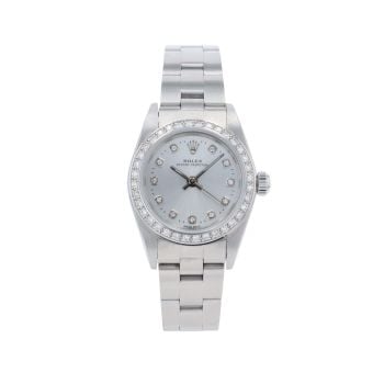 Rolex Custom Oyster Perpetual Pre Owned Watch Ref 76080