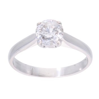18ct White Gold 1.00ct Diamond Solitaire Ring