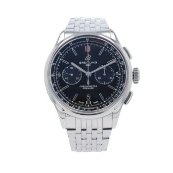 Breitling Premier Pre Owned Watch Ref AB0118