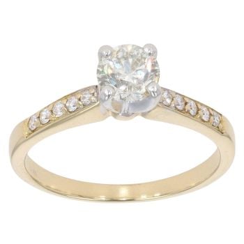 18ct Yellow Gold 0.80ct Diamond Solitaire Ring