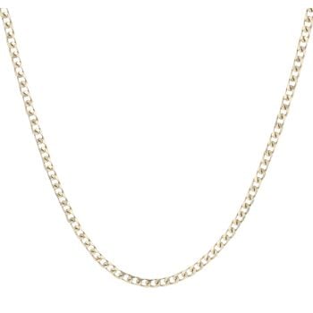 9ct Yellow Gold Curb Chain 18"