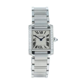 Cartier Custom Tank Francaise Pre Owned Watch Ref 2384