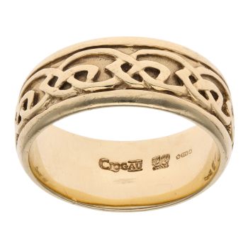 9ct Yellow Gold Wedding Band 8mm