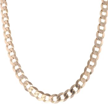 9ct Yellow Gold Curb Chain 24"