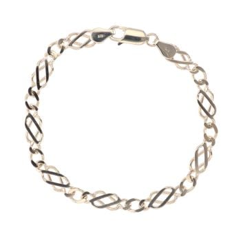 9ct Yellow Gold Celtic Bracelet 7"