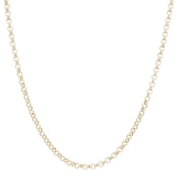 9ct Yellow Gold Belcher Chain 18"